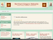 Tablet Screenshot of bernhard-gregor.de